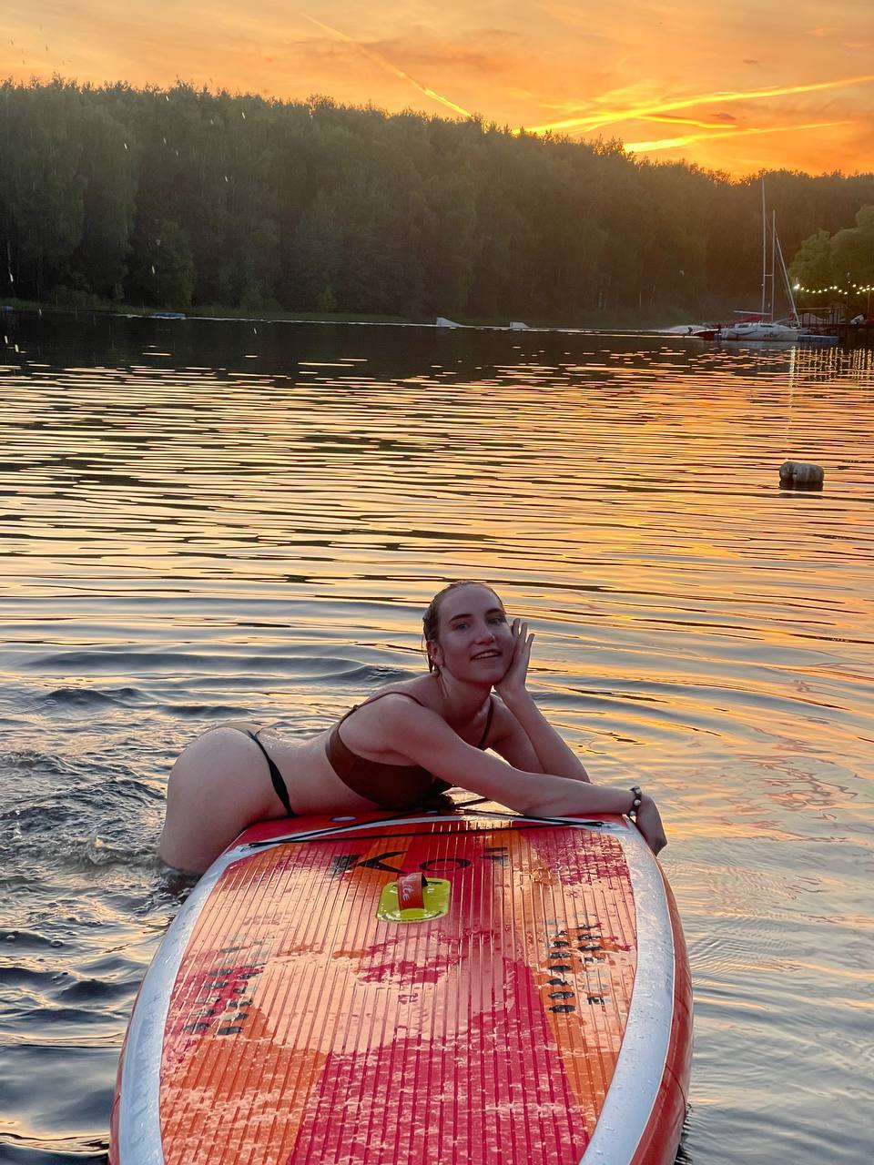 Закат на сапе